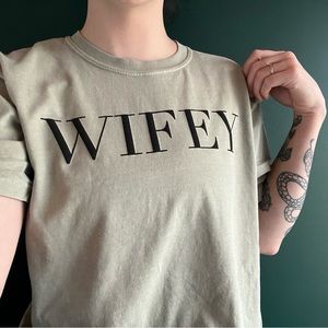 WIFEY | Comfort Colors Custom Tee Shirt